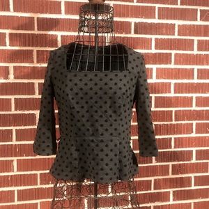 White House | Black Market Polka Dot Top
